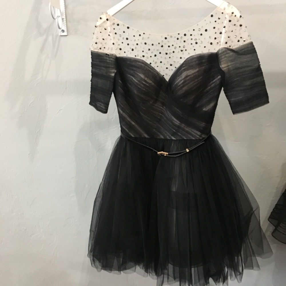 short tony bowls prom / cocktail dress